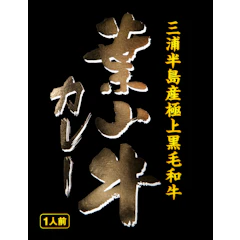 調味商事 三浦半島産黒毛和牛 葉山牛カレー 1枚目