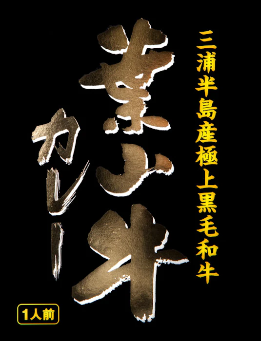 調味商事 三浦半島産黒毛和牛 葉山牛カレー 1枚目