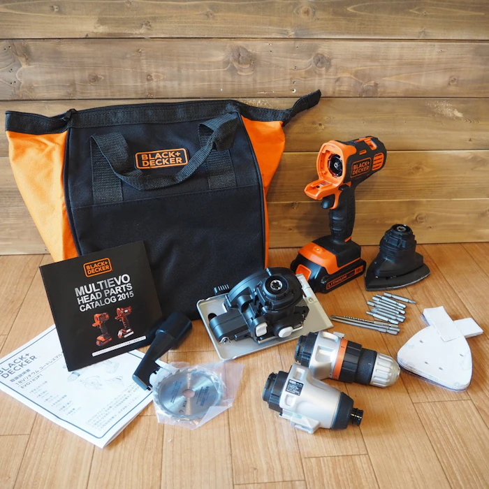 BLACK+DECKER マルチツール プラス 18V EVO183P1 1枚目
