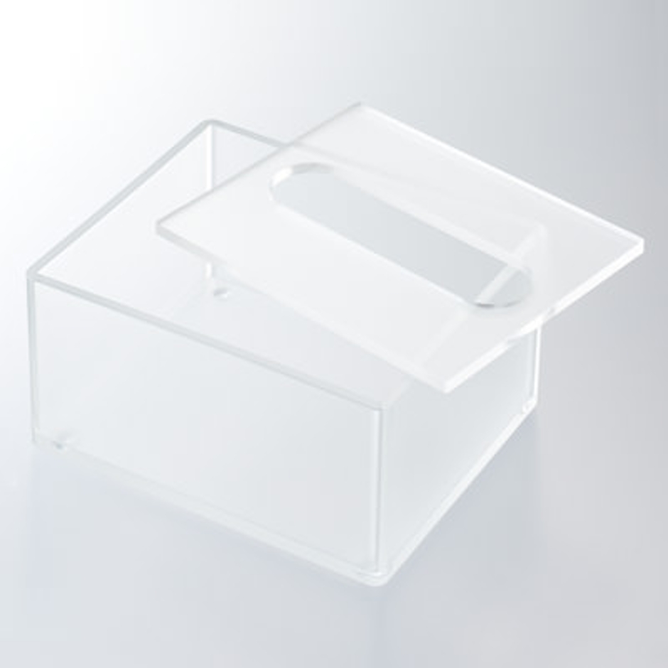 無印良品 アクリル卓上用ティシューボックス 2枚目