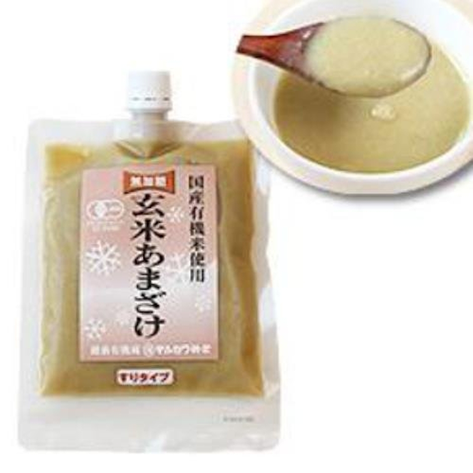 マルカワみそ 自然栽培の玄米甘酒 すりタイプ 1枚目