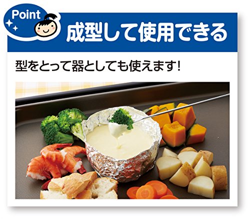 クレハ キチントさん フライパン用ホイルシート 厚手 25cm×3m 6枚目