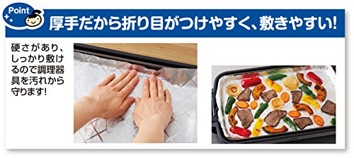 クレハ キチントさん フライパン用ホイルシート 厚手 25cm×3m 7枚目