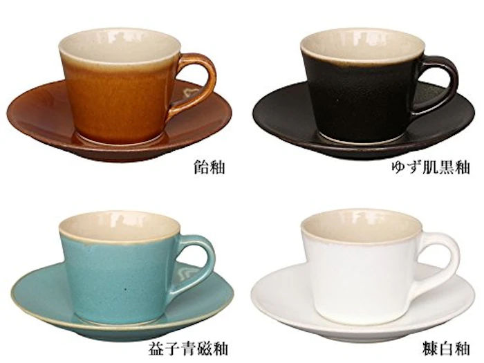 enR コーヒーカップ&ソーサー 益子伝統釉 3枚目