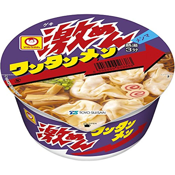 東洋水産 マルちゃん 激めん ワンタンメン 91g×12個 1枚目