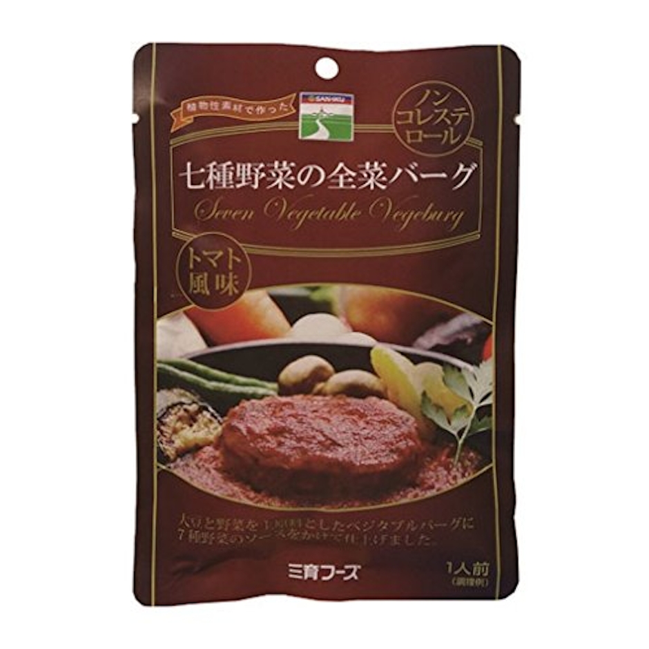 三育フーズ 七種野菜の全菜バーグ 1枚目