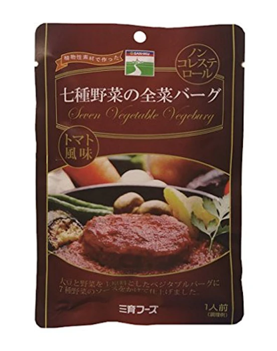 三育フーズ 七種野菜の全菜バーグ 1枚目