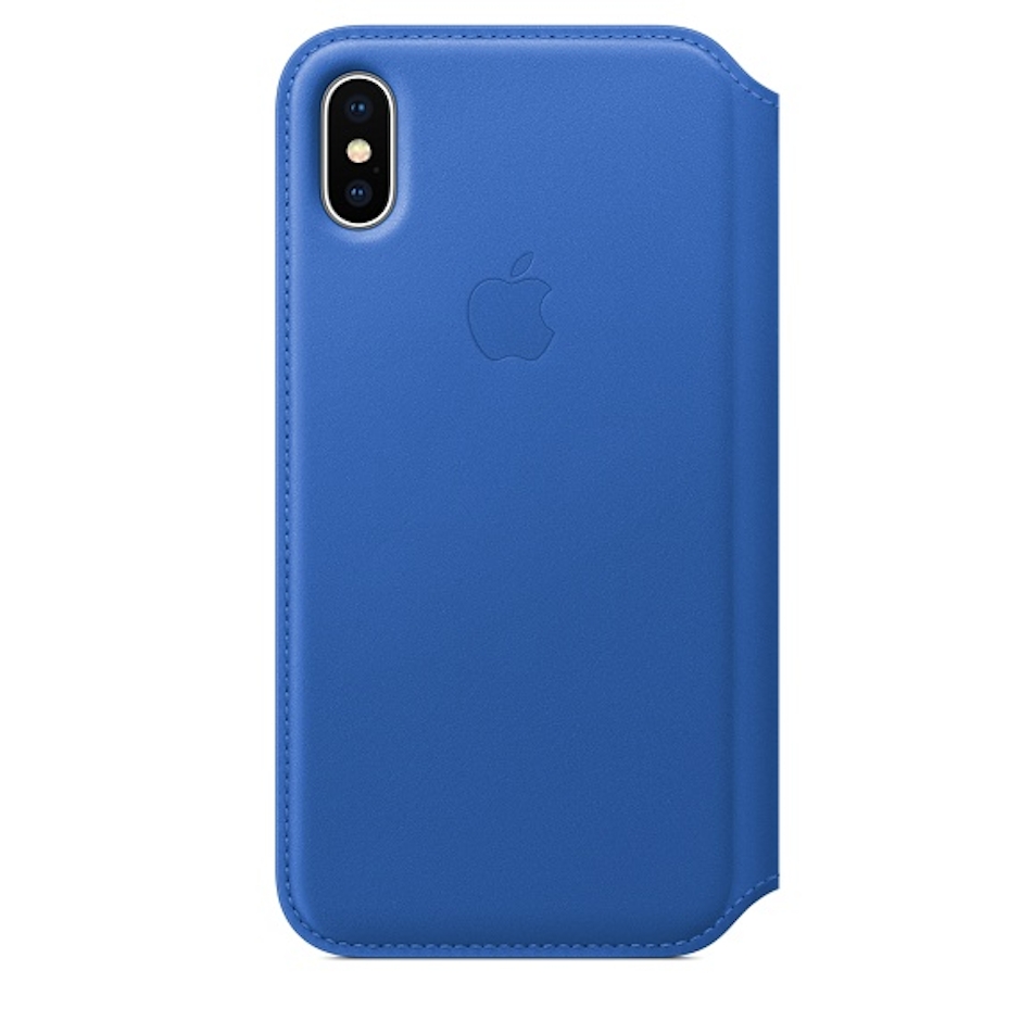 Apple iPhone X レザーフォリオケース 3枚目