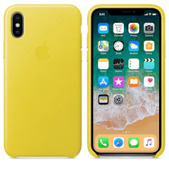 Apple iPhone X レザーケース 1枚目