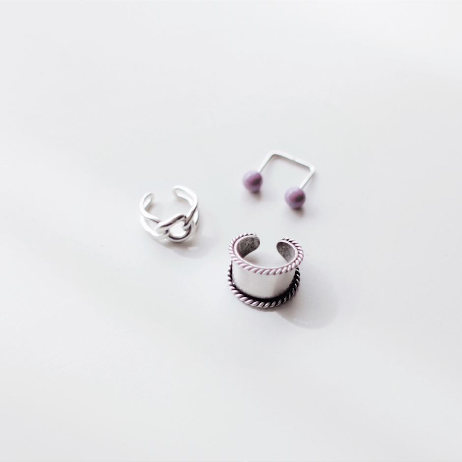 Soierie Twist Short ring 1枚目