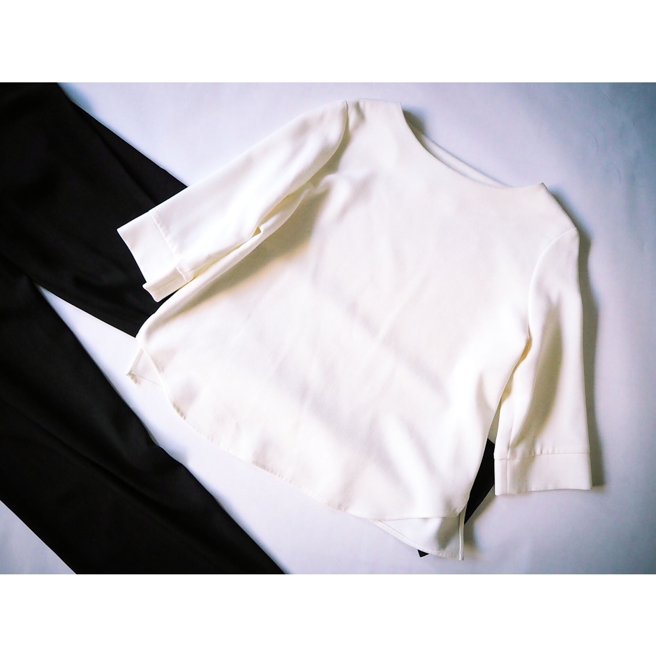 BEAUTY&YOUTH マットサテン Tブラウス 1枚目