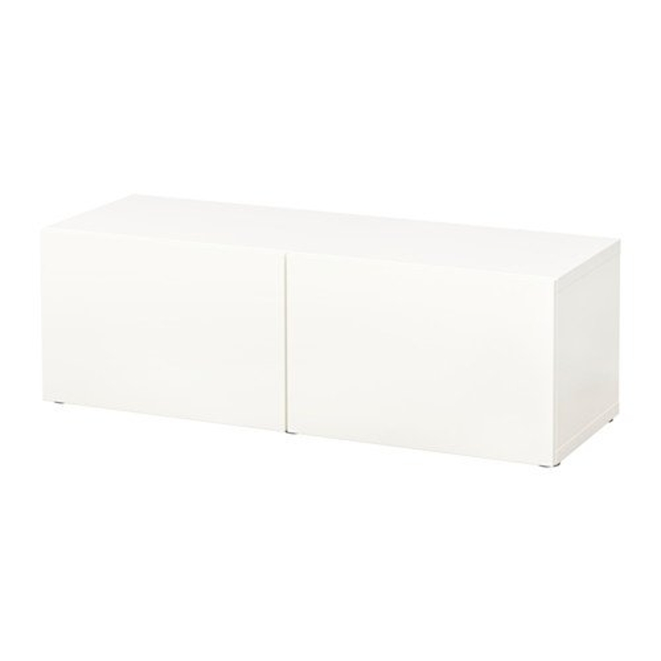 IKEA BESTA シェルフユニット 扉付 ラップヴィーケン ホワイト 590.474.30 2枚目