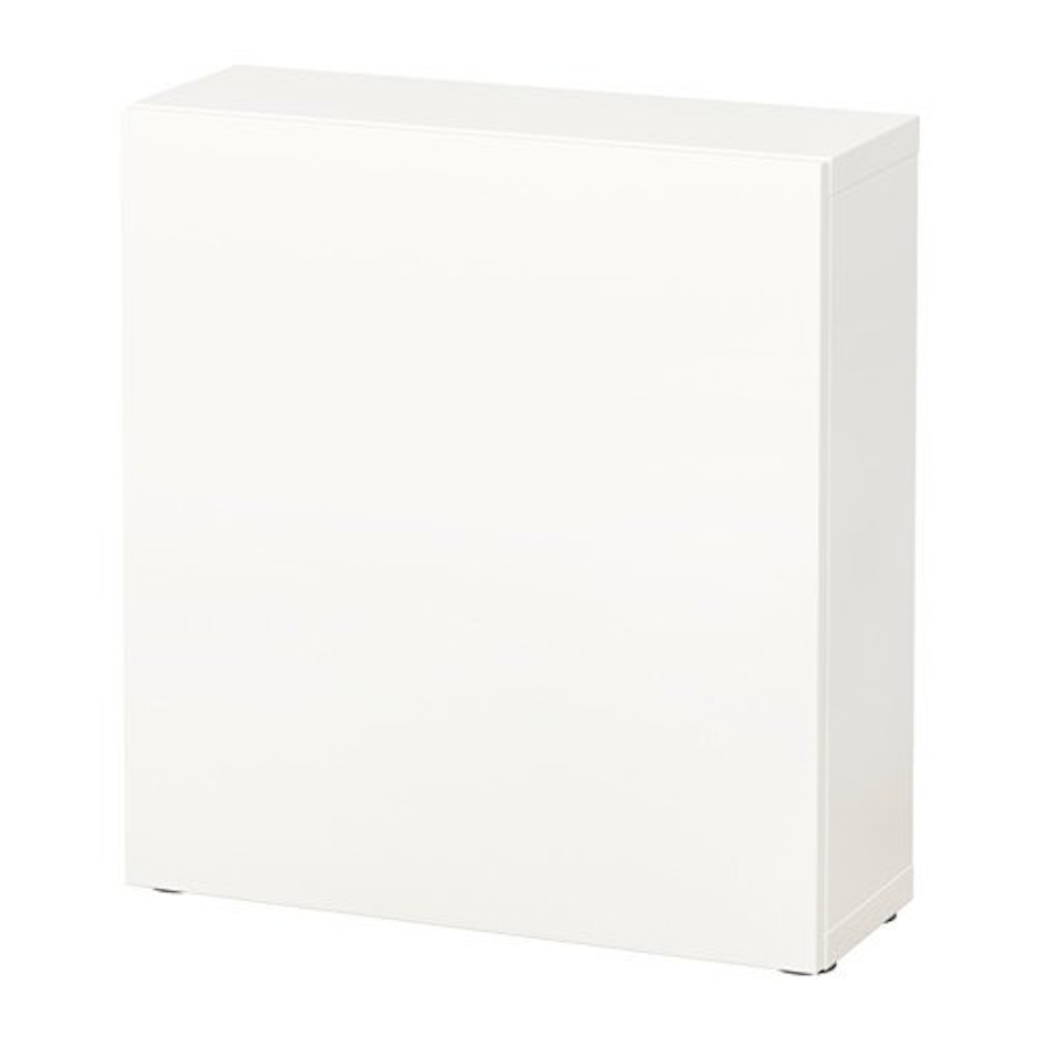 IKEA BESTA シェルフユニット 扉付 ラップヴィーケン ホワイト 592.214.72 2枚目