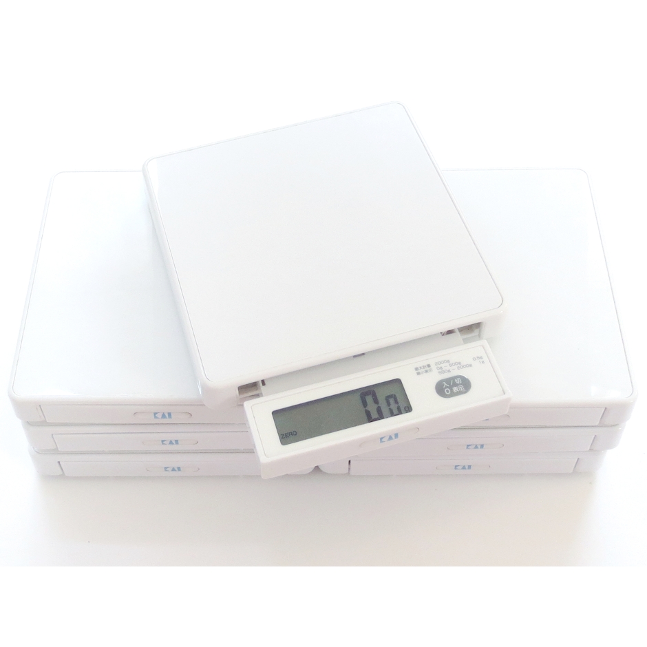 貝印 コンパクトデジタルキッチン用スケール 2kg DL9011 1枚目