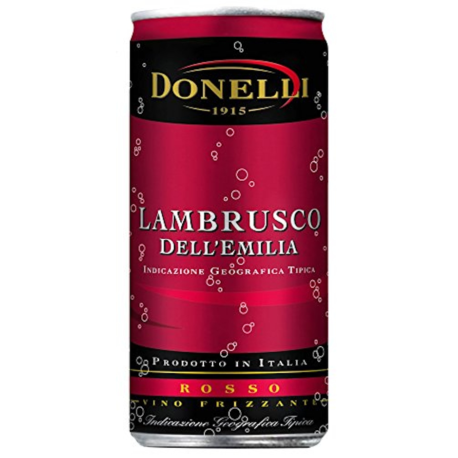 モンテ物産 ランブルスコ ロッソ 200ml缶 12本 1枚目