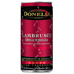 モンテ物産 ランブルスコ ロッソ 200ml缶 12本 1枚目