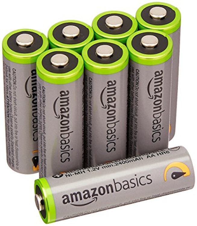 Amazonベーシック 高容量充電式 ニッケル水素電池 単3形 8個パック 1枚目