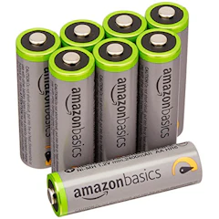 Amazonベーシック 高容量充電式 ニッケル水素電池 単3形 8個パック 1枚目