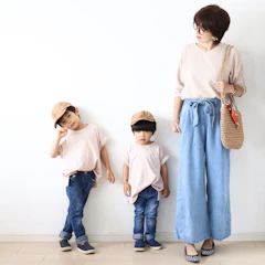 UNIQLO ワッフルVネックT (九分袖) 1枚目