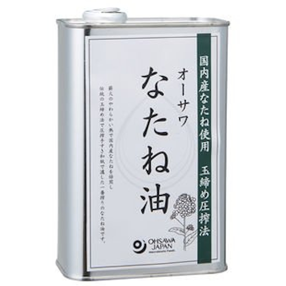 オーサワジャパン オーサワジャパン なたね油(缶) 930g 1枚目