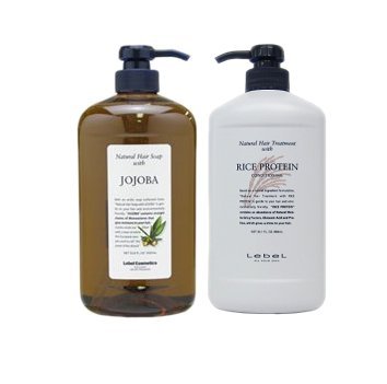 ルベル  ナチュラルヘアソープ ウィズ JO 1000ml ＆ ナチュラルヘアトリートメント ウィズ RP 980ml 1枚目