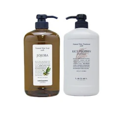ルベル ナチュラルヘアソープ ウィズ JO 1000ml & ナチュラルヘアトリートメント ウィズ RP 980ml 1枚目