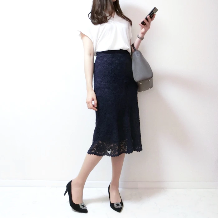 UNIQLO レースフレアスカート 409574 1枚目