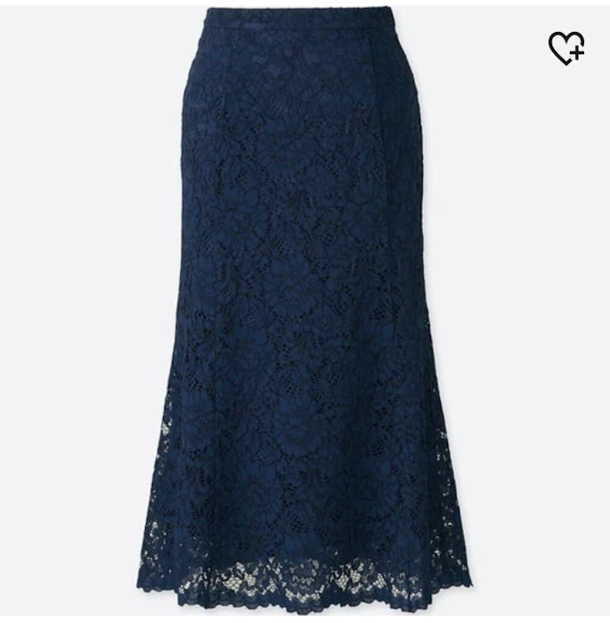 UNIQLO レースフレアスカート 409574 5枚目