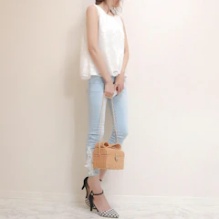 Liala×PG フラワー シフォン ブラウス lpg511-0082-1 1枚目
