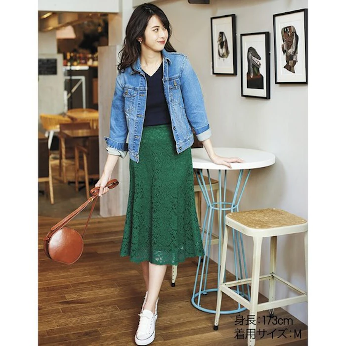 UNIQLO レースフレアスカート 3枚目
