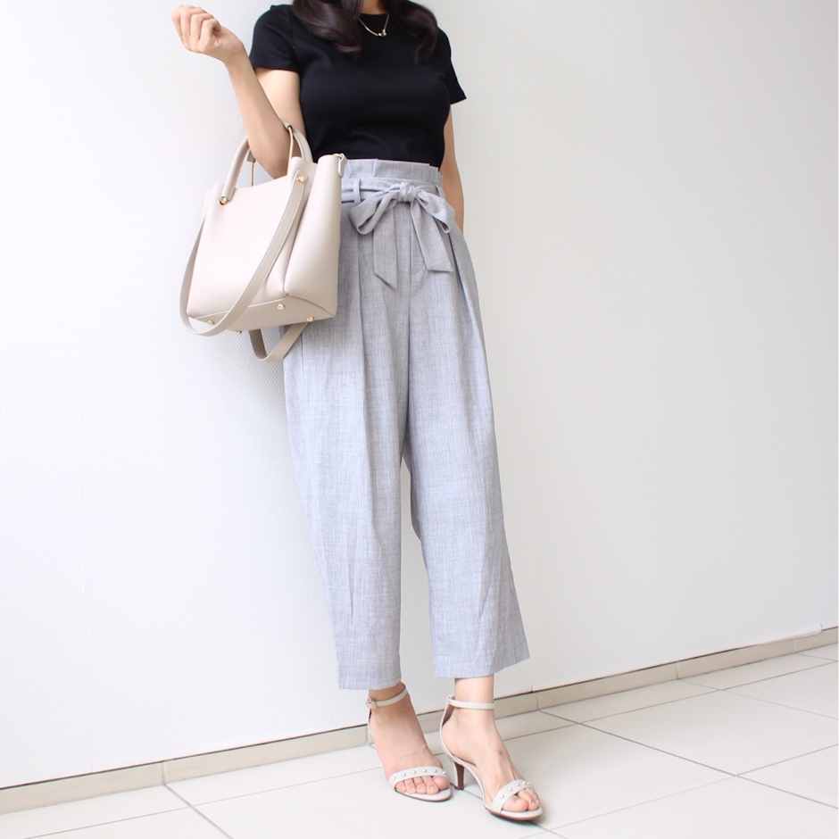 UNIQLO スーピマコットンリブクルーネックT(半袖) 1枚目