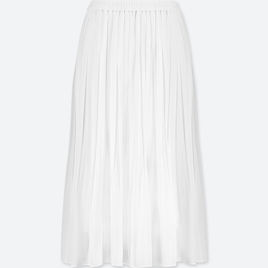 UNIQLO ハイウエストシフォンプリーツスカート 2枚目
