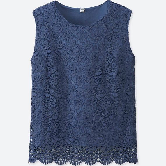 UNIQLO レースノースリーブT 3枚目