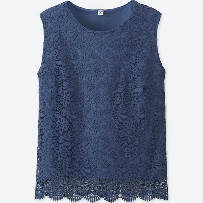 UNIQLO レースノースリーブT 3枚目