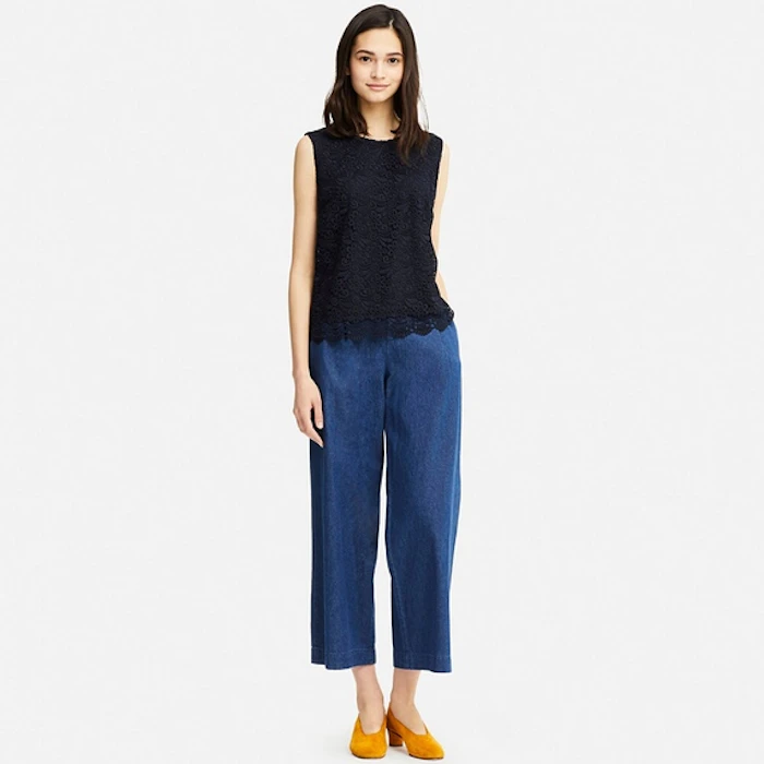 UNIQLO レースノースリーブT 4枚目