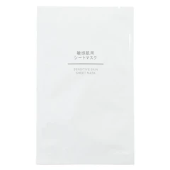 無印良品 敏感肌用シートマスク 5包入 1枚目