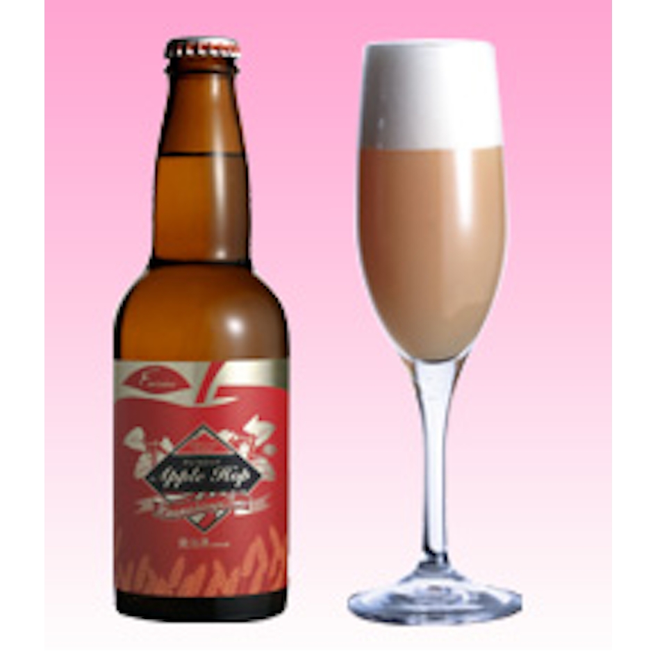 南信州ビール りんごの発泡酒 アップルホップ 330ml瓶 2枚目