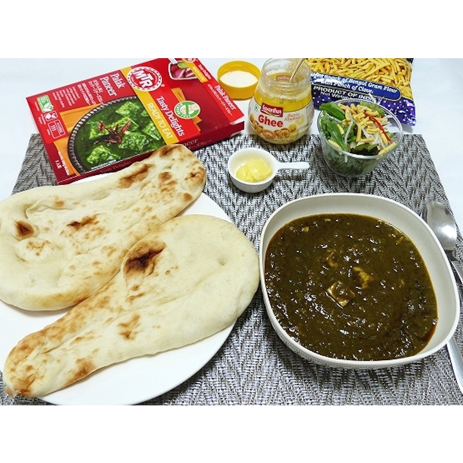 MTR パラックパニール(ほうれん草カッテージチーズカレー) 2枚目