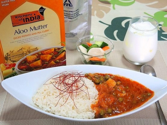 Kitchens of India アルームター 角切りポテトとエンドウ豆のカレー 2枚目