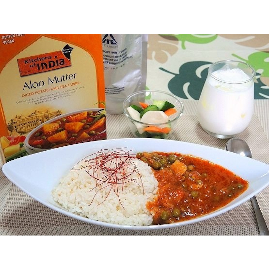 Kitchens of India アルームター 角切りポテトとエンドウ豆のカレー 2枚目