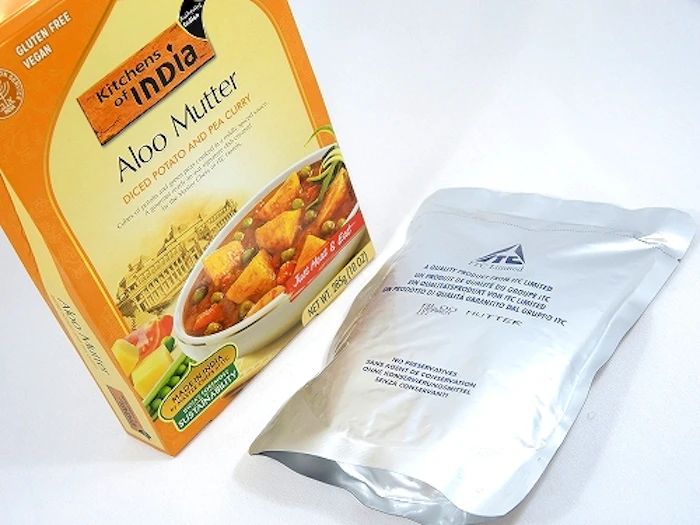 Kitchens of India アルームター 角切りポテトとエンドウ豆のカレー 3枚目