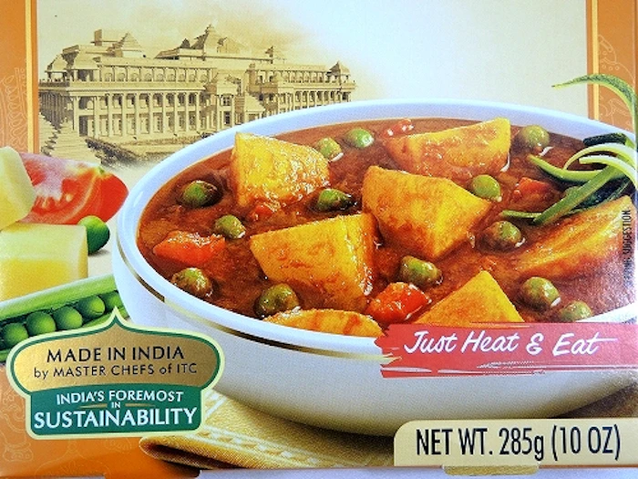 Kitchens of India アルームター 角切りポテトとエンドウ豆のカレー 4枚目