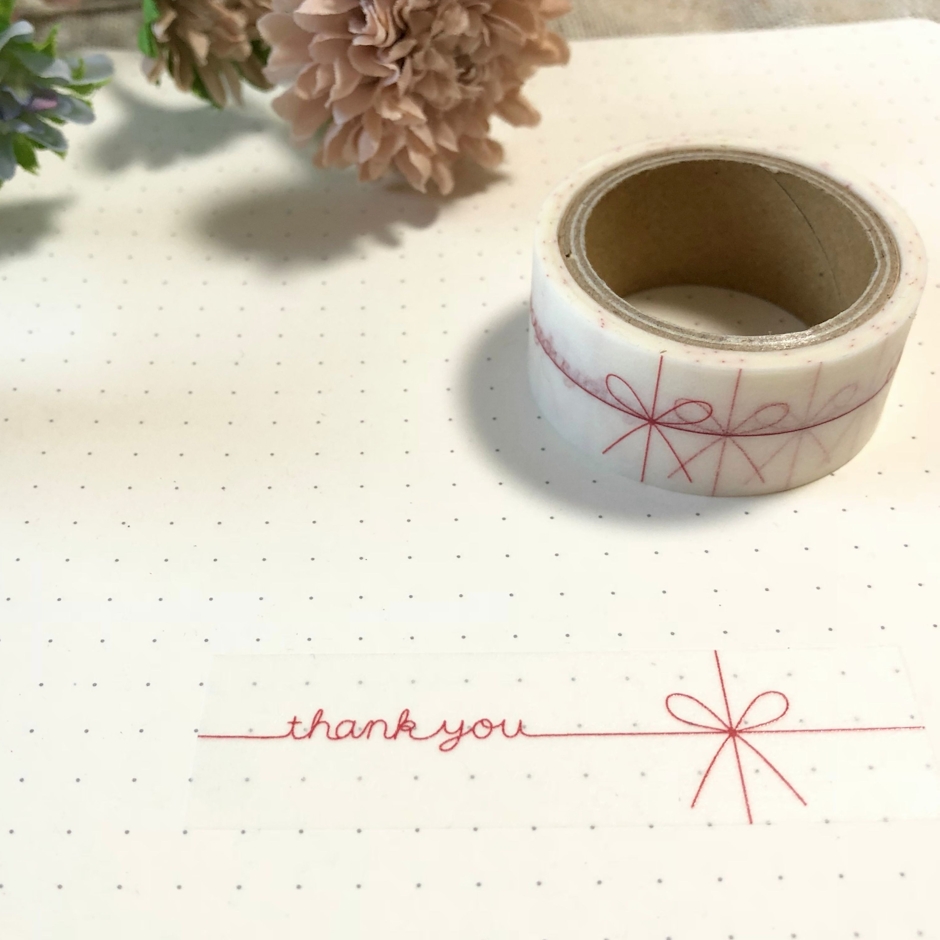 マルアイ ギフトテープ thank you 1枚目