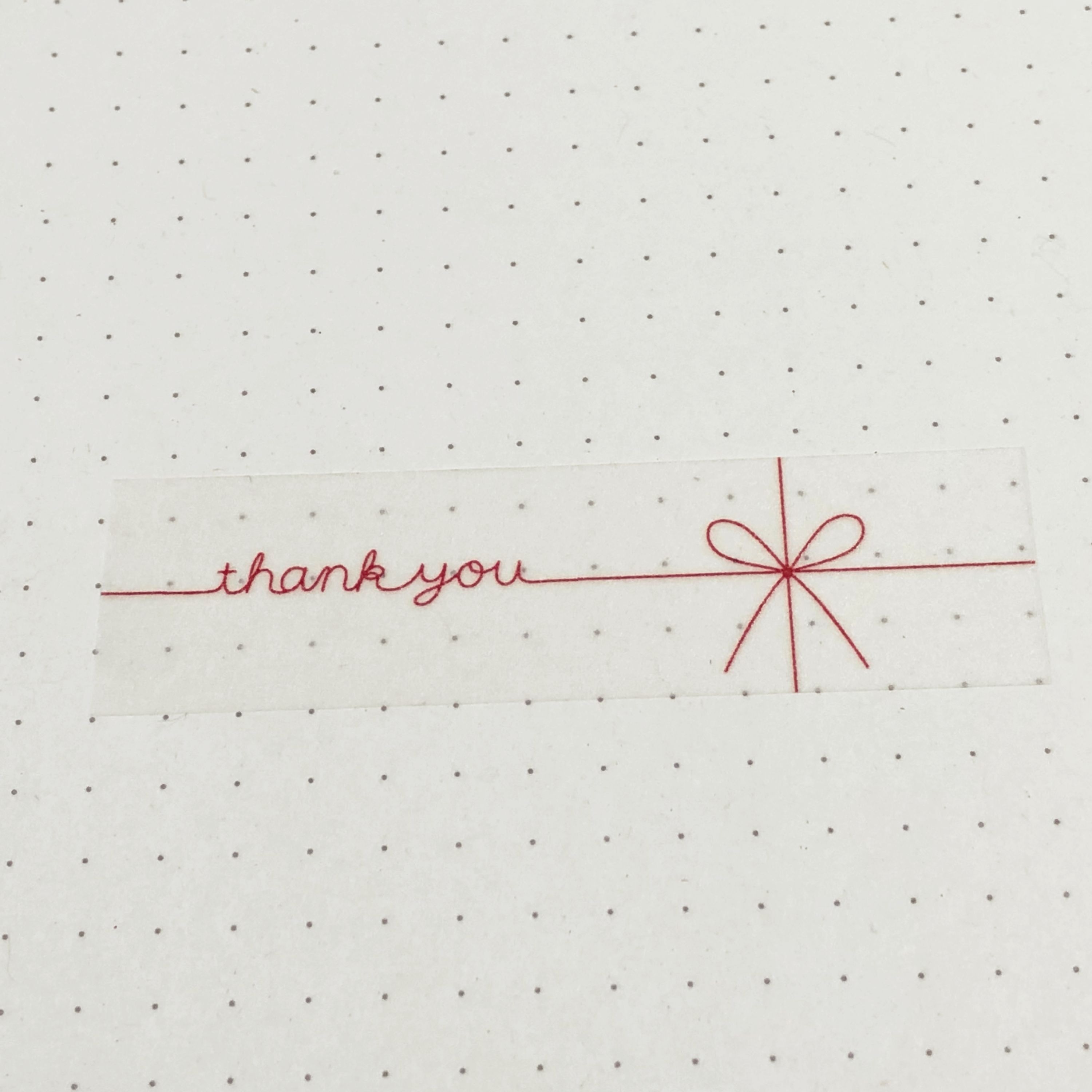 マルアイ ギフトテープ thank you 2枚目