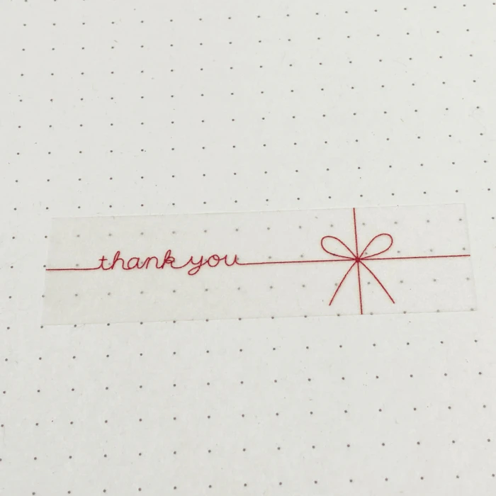 マルアイ ギフトテープ thank you 2枚目
