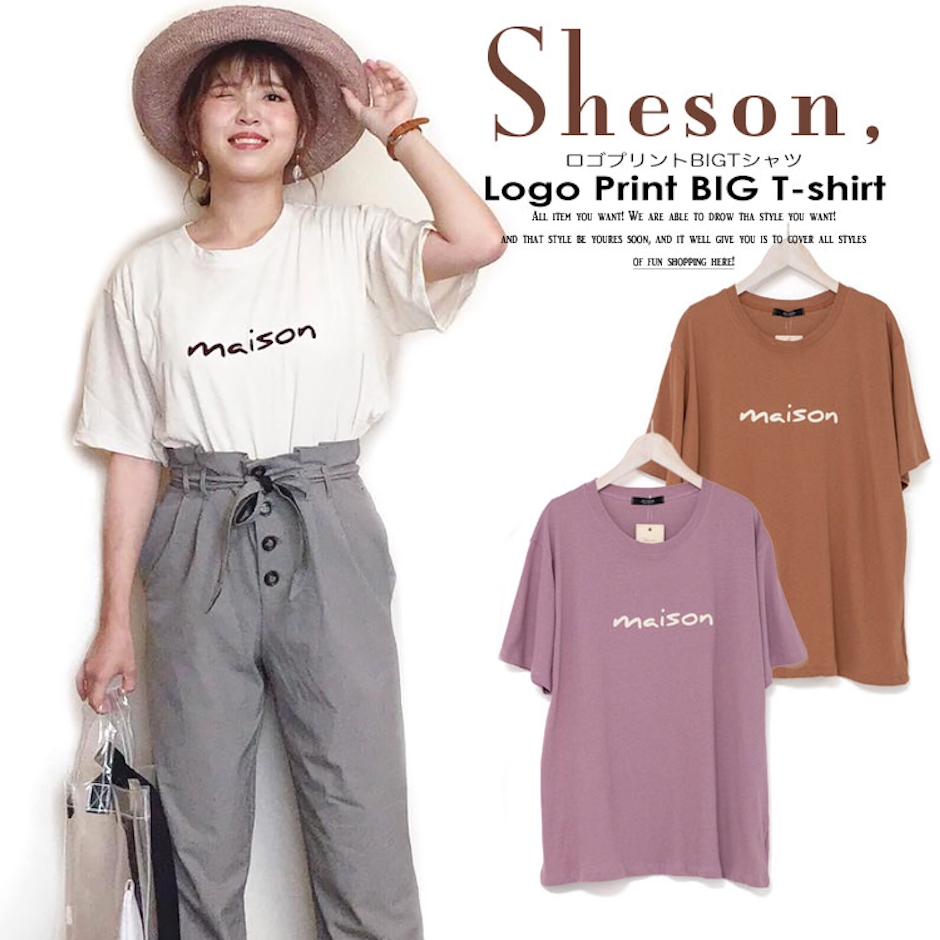 Sheson ロゴプリントBIGTシャツ 2枚目