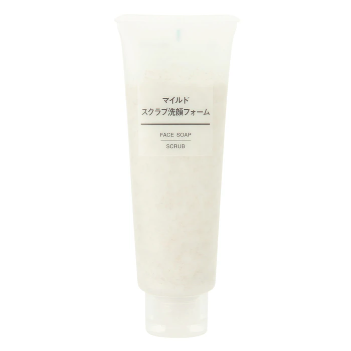 無印良品 マイルドスクラブ洗顔フォーム 120g 1枚目