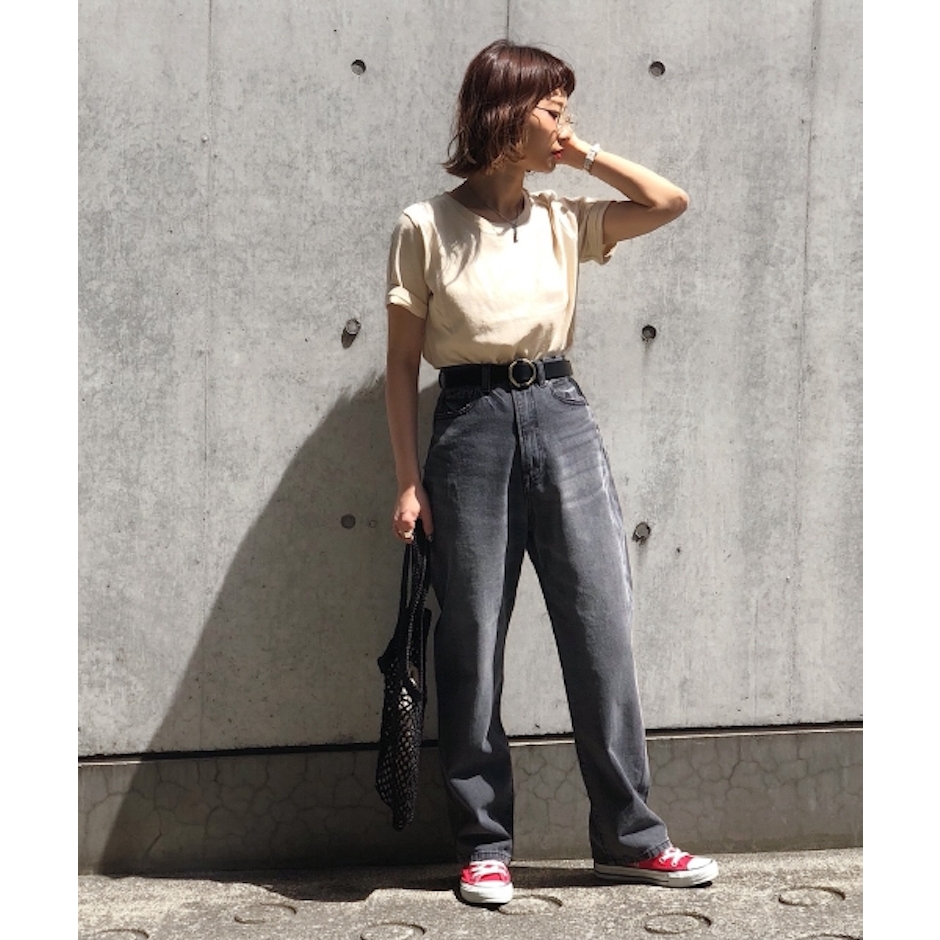 PAGEBOY ハイウエストストレートデニム 782401 4枚目