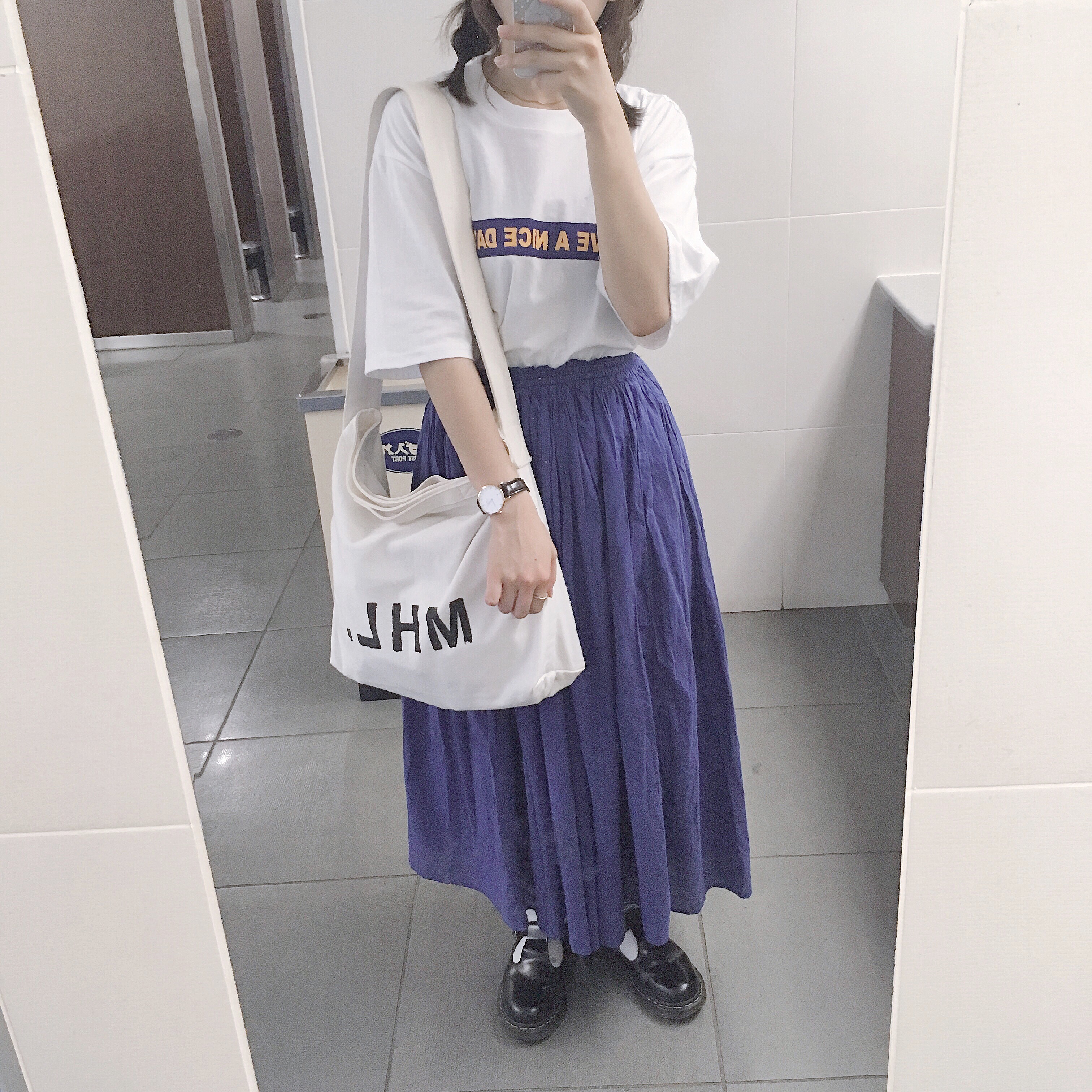 MARGARET HOWELL  ショルダーバッグ HEAVY COTTON CANVAS  595-8171572 2枚目