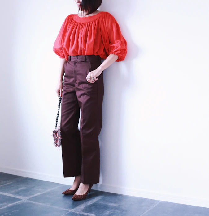 GU チノストレートパンツ 306451 1枚目
